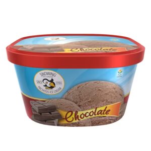 Chocolate ice cream container from Pachitos Ice Cream
