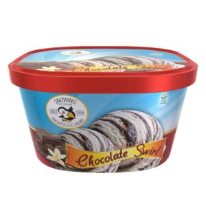 Chocolate Swirl ice cream container from Pachitos Ice Cream