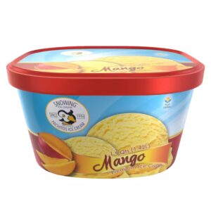 Mango ice cream container from Pachitos Ice Cream