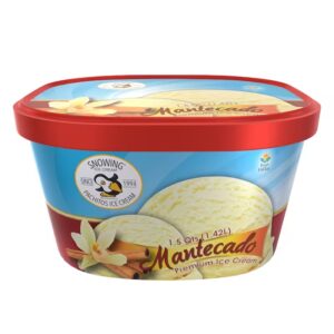 Mantecado ice cream container from Pachitos Ice Cream